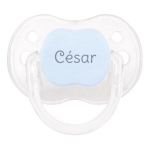 Chupete personalizado cristal celeste