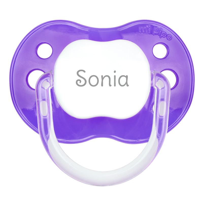 Chupete Classic Personalizado Morado 1 Chupete Classic Personalizado Morado