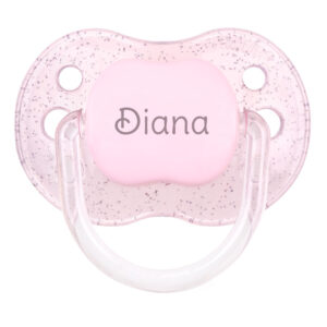 Chupete Classic Personalizado Purpurina Rosa