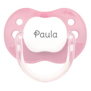 Chupete rosa blush personalizado