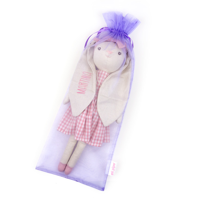 Muñeca de trapo Conejita Personalizada 3 Muñeca de trapo Conejita Personalizada - Imagen 3