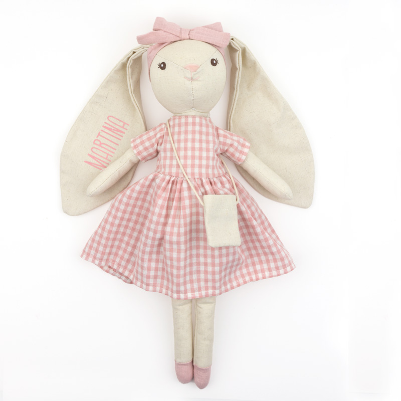 Muñeca de trapo Conejita Personalizada 1 Muñeca de trapo Conejita Personalizada