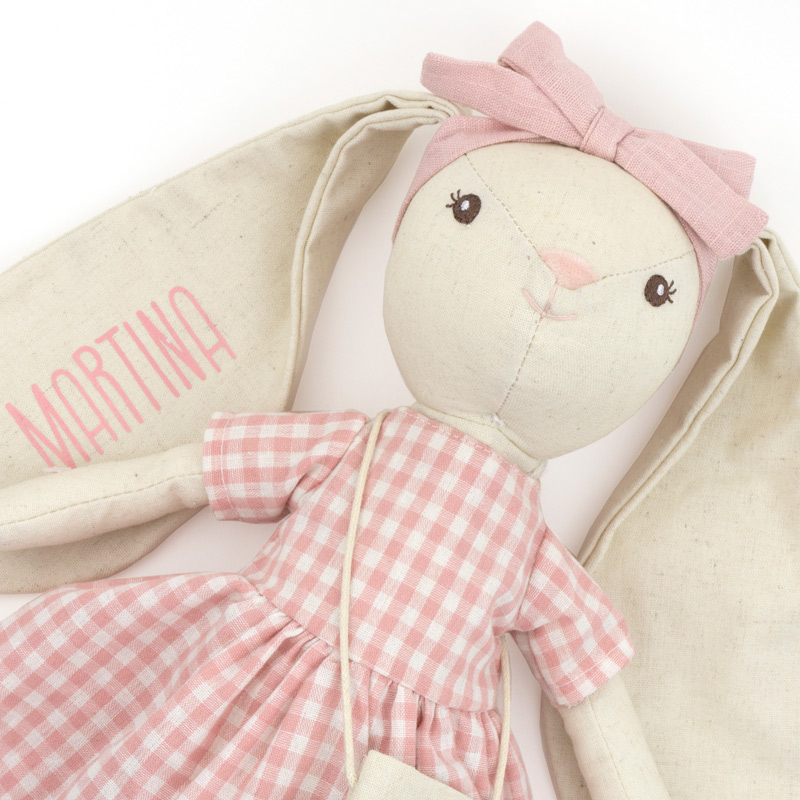 Muñeca de trapo Conejita Personalizada 2 Muñeca de trapo Conejita Personalizada - Imagen 2