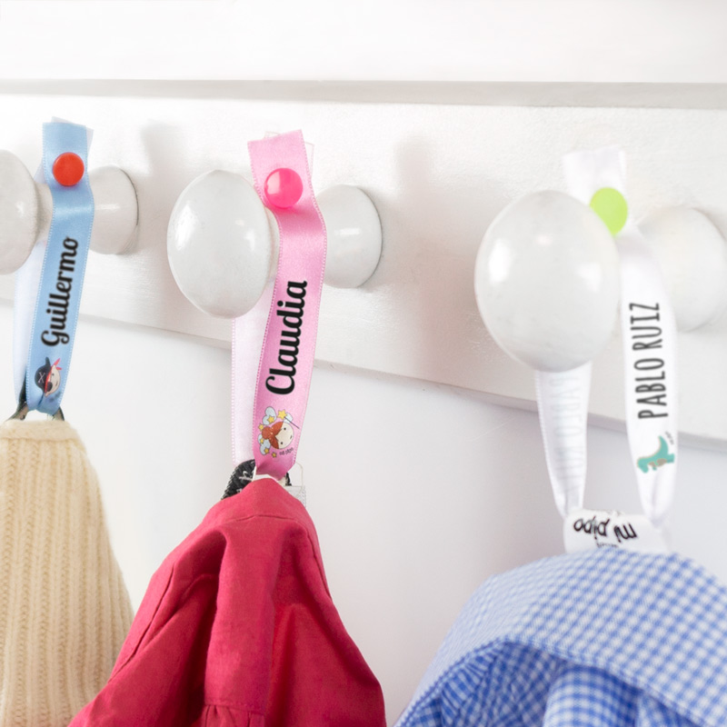 5 Cintas reutilizables para colgar ropa Personalizadas Arcoíris Blush 2 5 Cintas reutilizables para colgar ropa Personalizadas Arcoíris Blush - Imagen 2