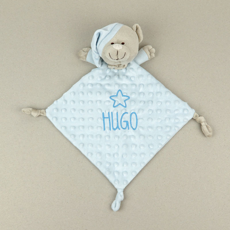 Dou Dou Clásico Personalizado Celeste, dibujo a elegir 1 dou dou color azul celeste personalizable