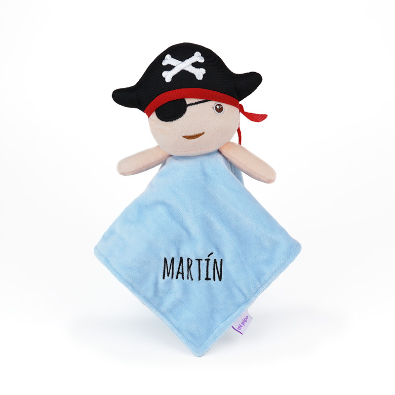 Dou Dou Sonajero Pirata Azul Personalizado 1 Dou Dou Sonajero Pirata Azul Personalizado