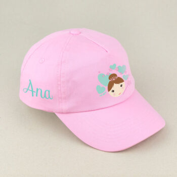 Gorra Junior Personalizada Hada Rosa