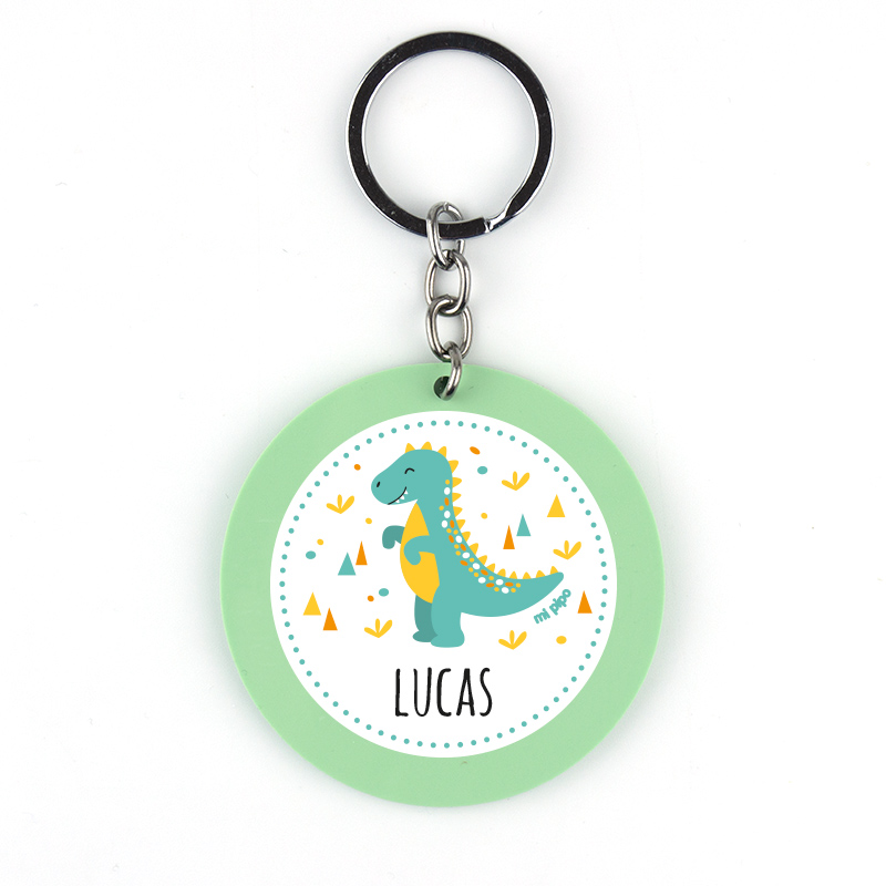 Llavero Metacrilato personalizado Dinosaurio 1 Llavero Metacrilato personalizado Dinosaurio