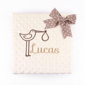 Manta Personalizada Beige