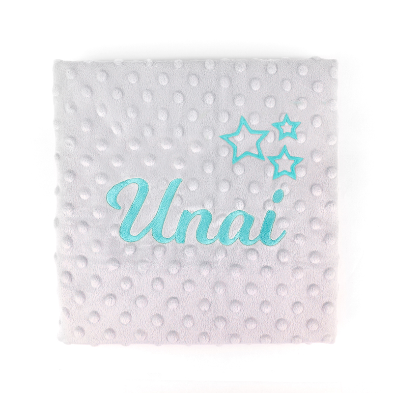 Manta Personalizada Gris, con dibujo a elegir 1 Manta Personalizada Gris, con dibujo a elegir