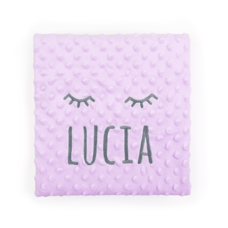 Manta Personalizada Lila, con dibujo a elegir 1 Manta Personalizada Lila, con dibujo a elegir