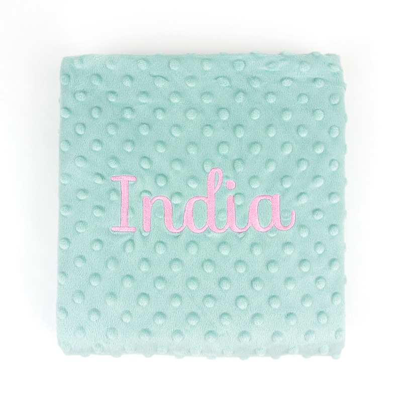 Manta Personalizada Menta 1 Manta Personalizada Menta