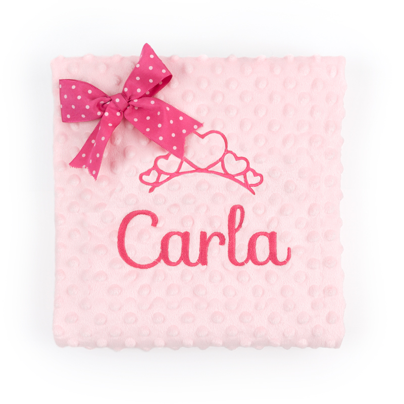 Manta Personalizada Rosa, con dibujo a elegir 2 Manta Personalizada Rosa, con dibujo a elegir - Imagen 2