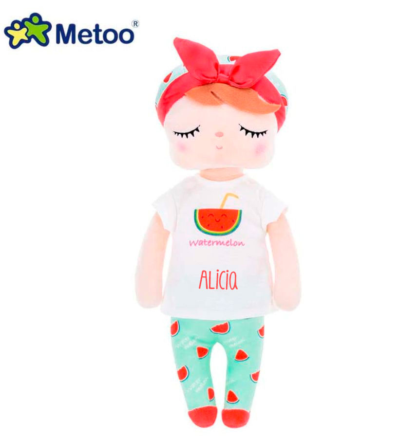 Muñeca Metoo Sandía Personalizada 1 Muñeca Metoo Sandía Personalizada