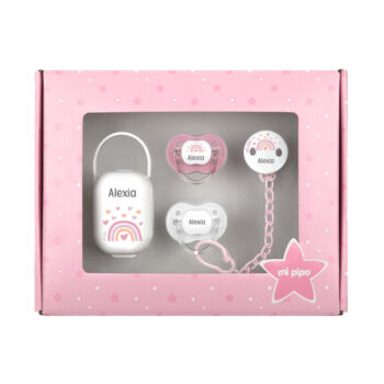 Cajita Mis Imprescindibles Personalizada Arcoíris Blush