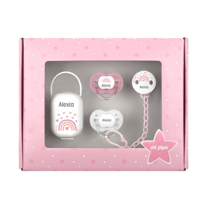 Cajita Mis Imprescindibles Personalizada Arcoíris Blush 1 Cajita Mis Imprescindibles Personalizada Arcoíris Blush
