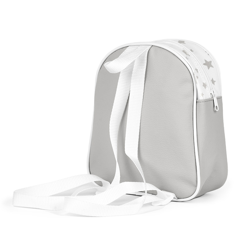 Mochila Guardería Personalizada Estrellas Gris 3 Mochila Guardería Personalizada Estrellas Gris - Imagen 3