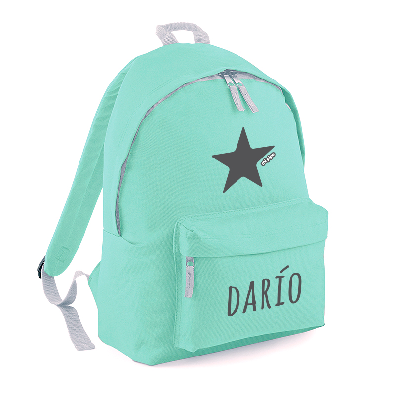 Mochila Junior Personalizada Menta 1 Mochila Junior Personalizada Menta