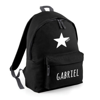 Mochila Junior Personalizada Negra