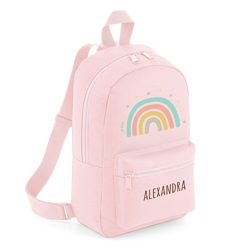 Mochila Medium Personalizada Arcoíris Soft, color a elegir 3 Mochila Medium Personalizada Arcoíris Soft, color a elegir - Imagen 3
