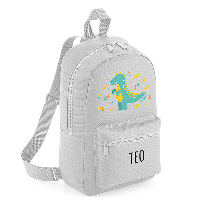 Mochila Medium Personalizada Dinosaurio, color a elegir 4 Mochila Medium Personalizada Dinosaurio, color a elegir - Imagen 4