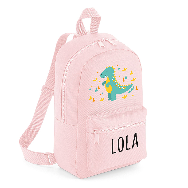 Mochila Medium Personalizada Dinosaurio, color a elegir 6 Mochila Medium Personalizada Dinosaurio, color a elegir - Imagen 6