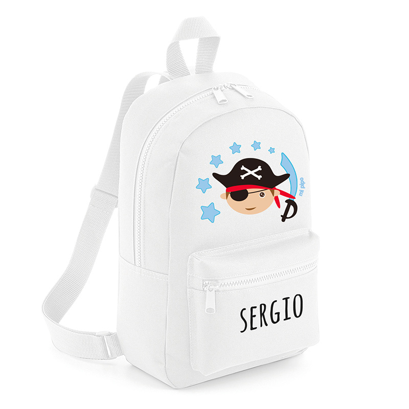 Mochila Medium Personalizada Pirata, color a elegir 3 Mochila Medium Personalizada Pirata, color a elegir - Imagen 3