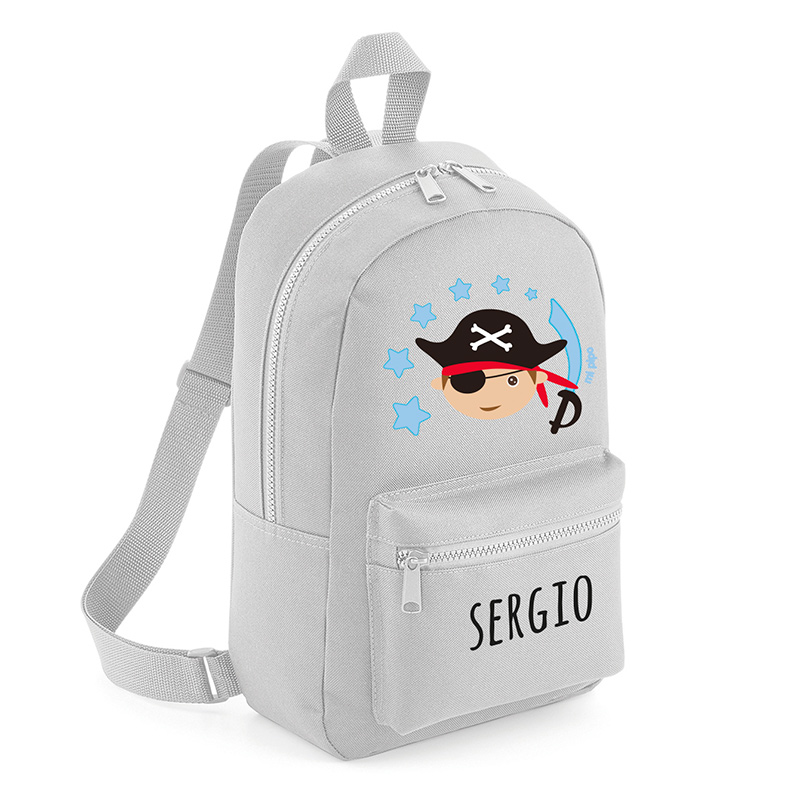 Mochila Medium Personalizada Pirata, color a elegir 4 Mochila Medium Personalizada Pirata, color a elegir - Imagen 4