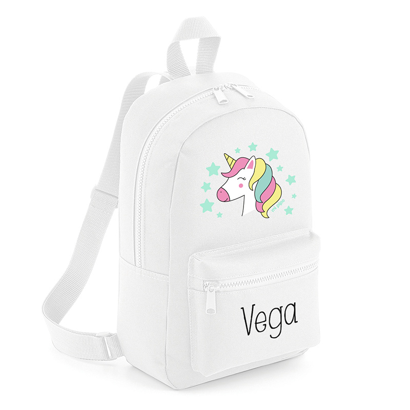 Mochila Medium Personalizada Unicornio, color a elegir 3 Mochila Medium Personalizada Unicornio, color a elegir - Imagen 3