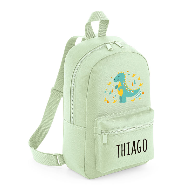 Mochila Medium Personalizada Dinosaurio, color a elegir 1 Mochila Medium Personalizada Dinosaurio, color a elegir