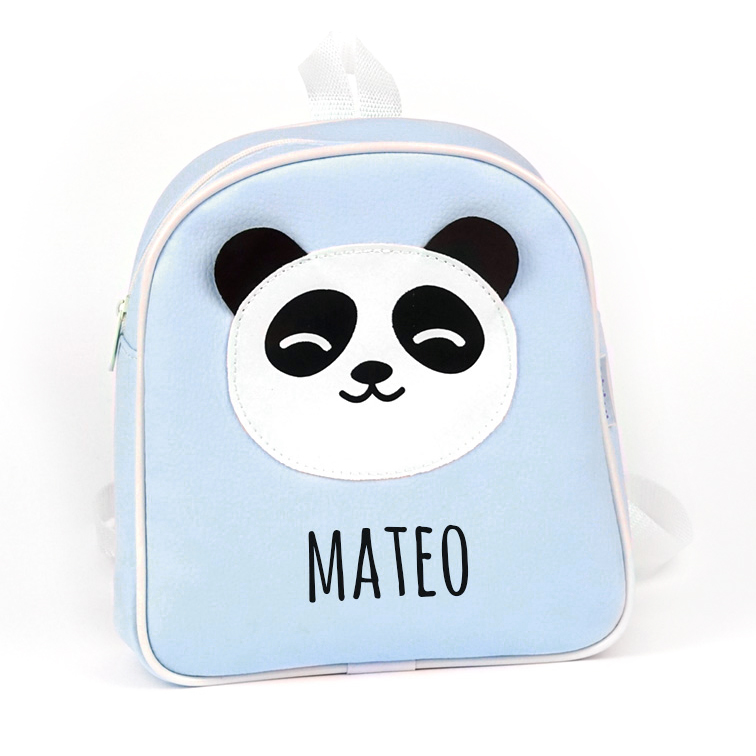 Mochila Guardería Panda Azul Personalizada 2 Mochila Guardería Panda Azul Personalizada - Imagen 2