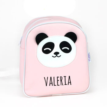 Mochila Guardería Panda Rosa Personalizada