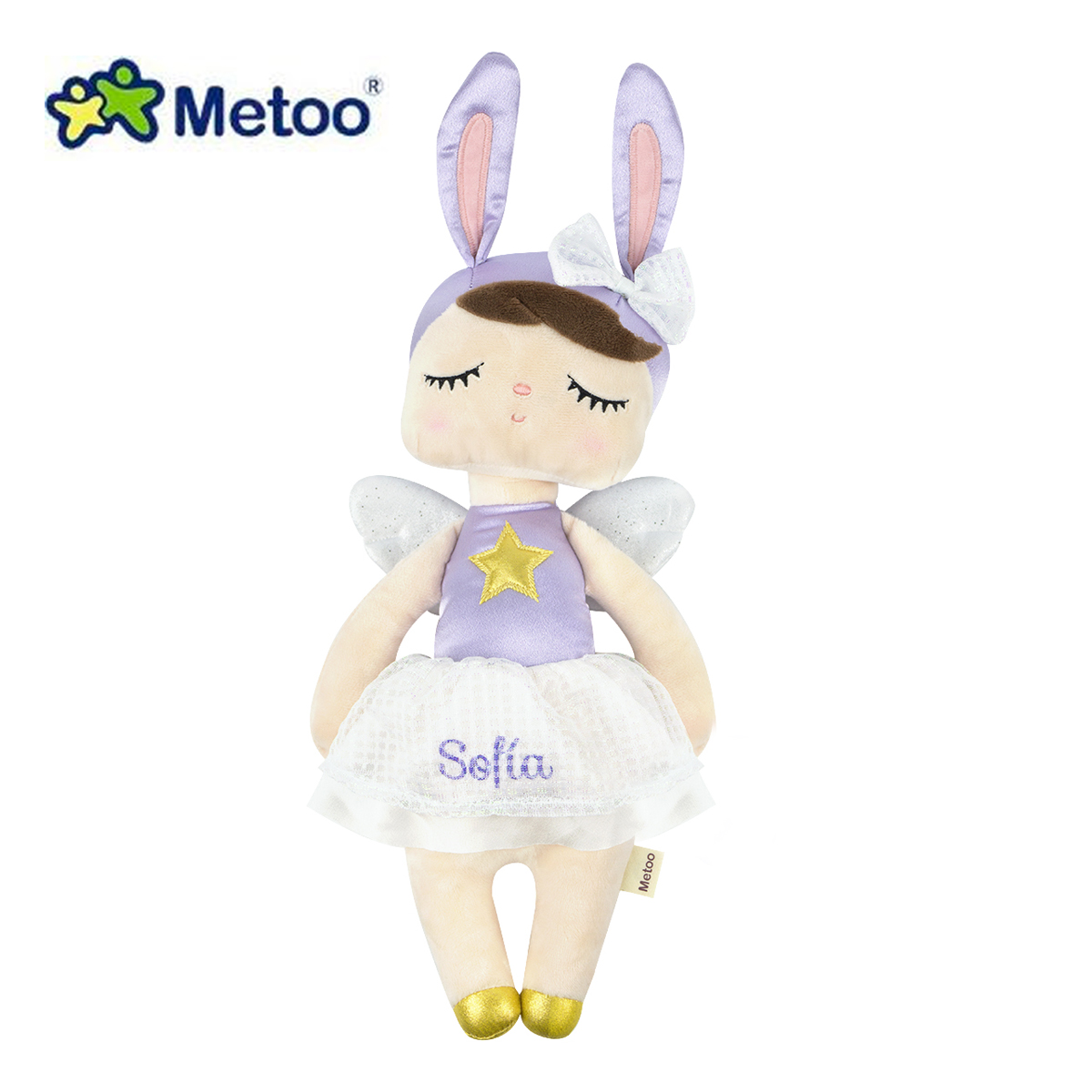 Muñeca Metoo Ángel Lila Personalizada 1 Muñeca Metoo Ángel Lila Personalizada