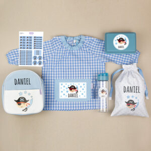 Pack Mi Guarde Personalizado Pirata + Regalo Cajita Porta Alimentos