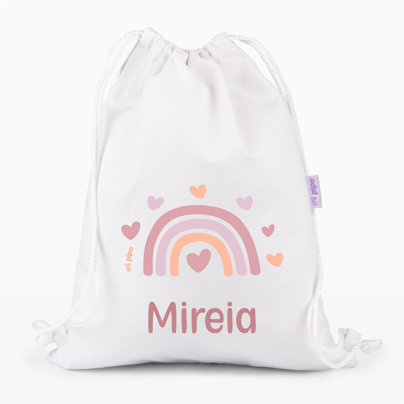 Pack Mi Equipo para el Cole con Petate Personalizado Arcoíris Blush + Regalo Etiquetas objetos 2 Pack Mi Equipo para el Cole con Petate Personalizado Arcoíris Blush + Regalo Etiquetas objetos - Imagen 2