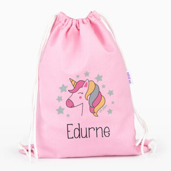 Petate Medium Personalizado Unicornio, color a elegir