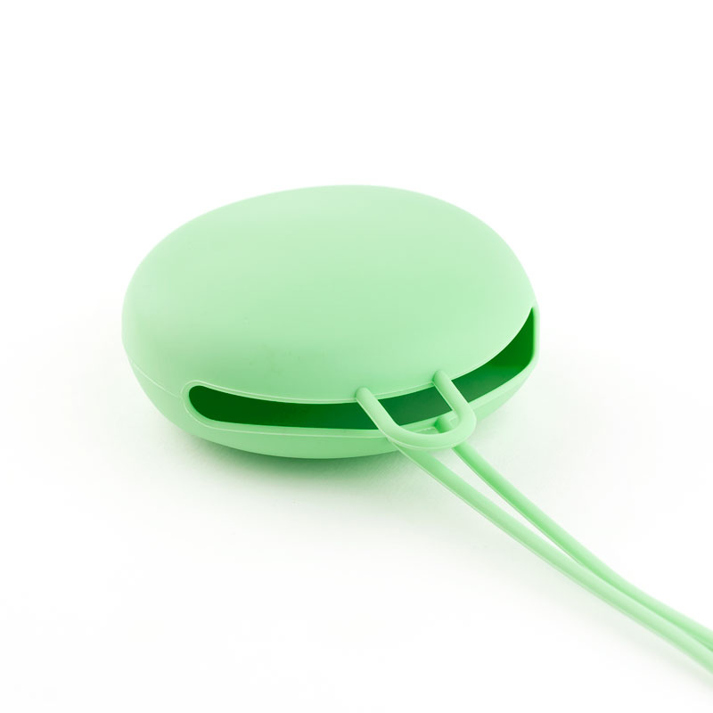 Portachupetes de Silicona Gummy Personalizado Menta 2 Portachupetes de Silicona Gummy Personalizado Menta - Imagen 2