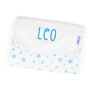 Portadocumentos Personalizado Estrellas Azul