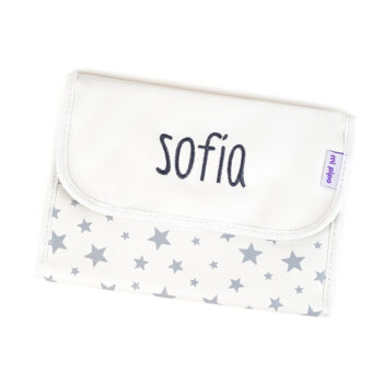 Portadocumentos Personalizado Estrellas Gris