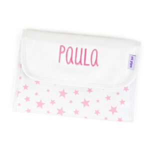 Portadocumentos Personalizado Estrellas Rosa