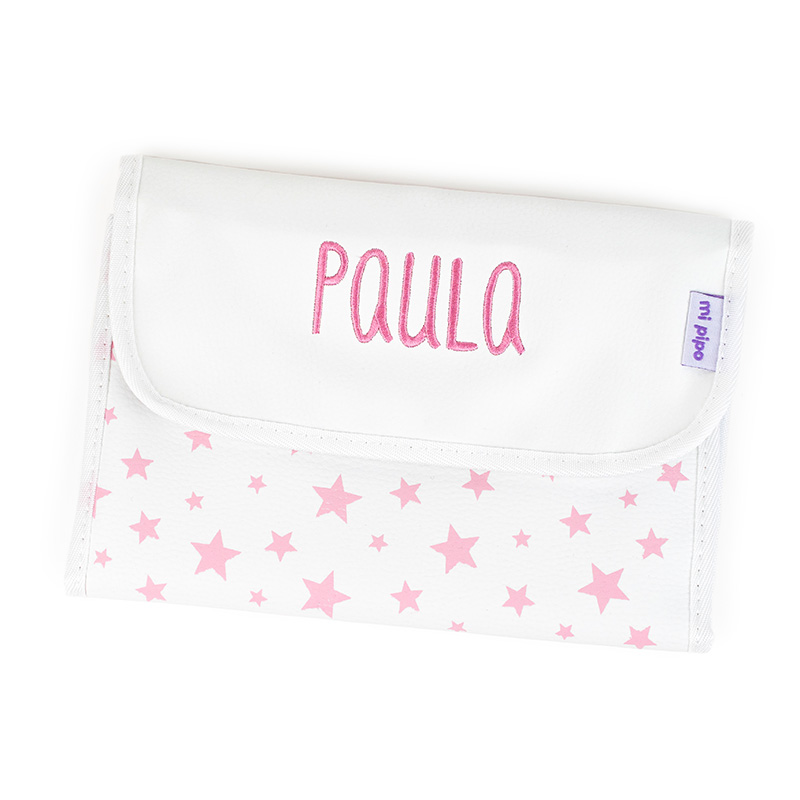 Portadocumentos Personalizado Estrellas Rosa 1 Portadocumentos Personalizado Estrellas Rosa