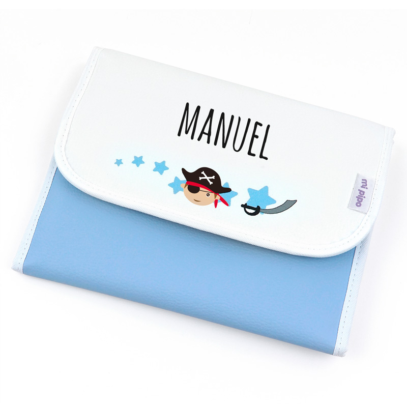 Portadocumentos Pirata Azul Personalizado 1 Portadocumentos Pirata Azul Personalizado