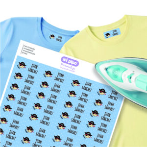 Etiquetas para ropa Pirata