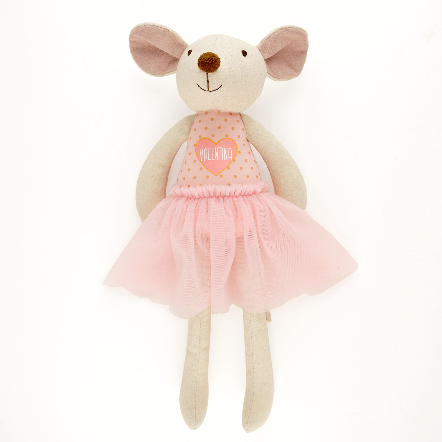 Muñeca de trapo Ratoncita Personalizada 1 Muñeca de trapo Ratoncita Personalizada