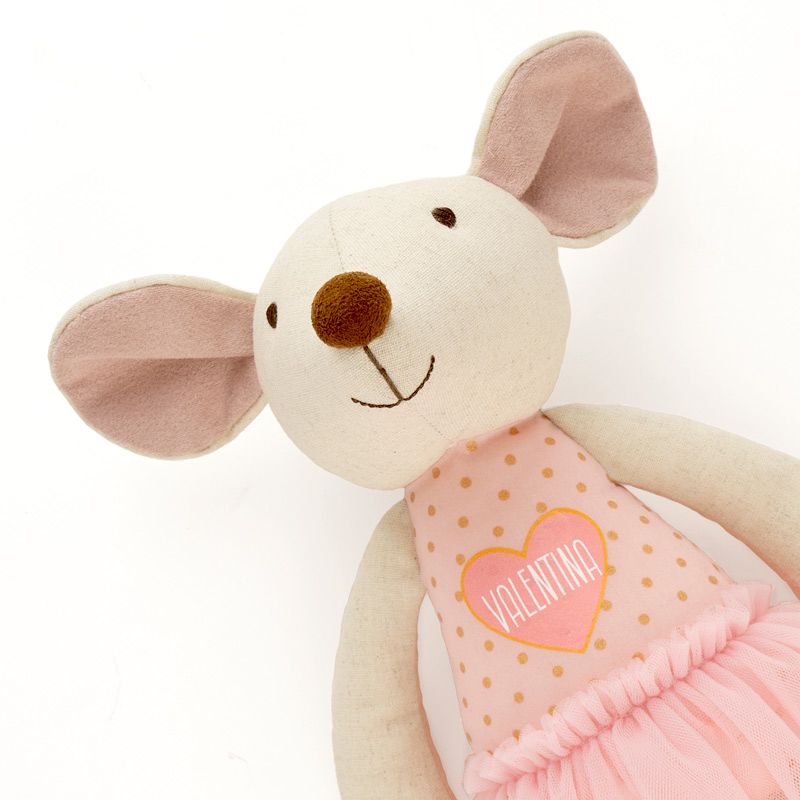 Muñeca de trapo Ratoncita Personalizada 2 Muñeca de trapo Ratoncita Personalizada - Imagen 2