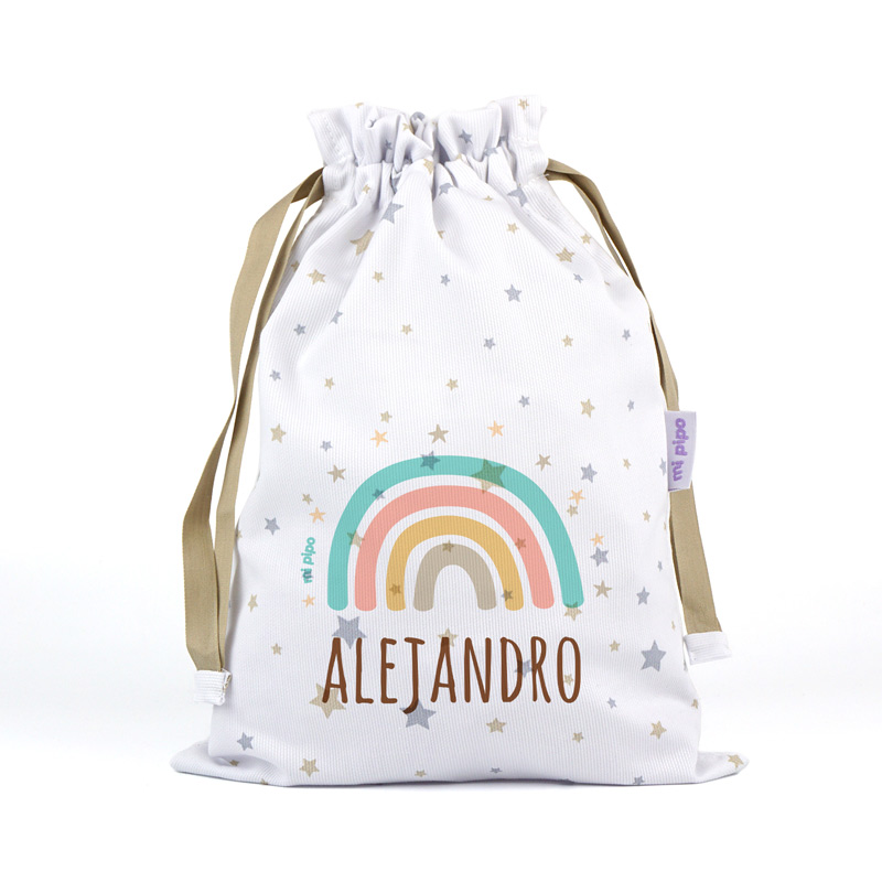 Saquito Personalizado Arcoíris Soft 1 Saquito Personalizado Arcoíris Soft