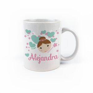 Taza con asa de cerámica o plástico Personalizada Hada
