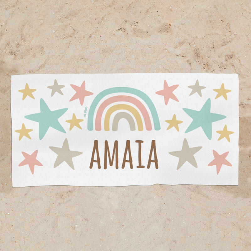Toalla de Baño Personalizada Arcoíris Soft 3 Toalla de Baño Personalizada Arcoíris Soft - Imagen 3