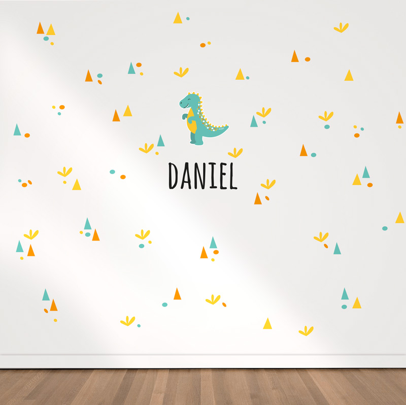 Vinilo Maxi de pared Personalizado Dinosaurio 1 Vinilo Maxi de pared Personalizado Dinosaurio