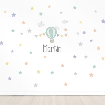 Vinilo Maxi de pared Personalizado Globo